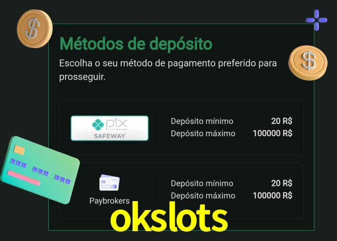 O cassino okslots oferece uma grande variedade de métodos de pagamento